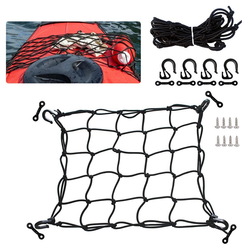 Deck Cargo Net with Lashing Ho - Fishing Kayak Crate ulasan dan harga