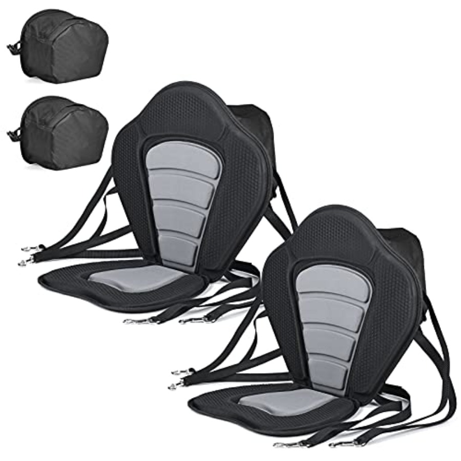 Deluxe Padded Kayak Seat with  - Fishing Kayak Storage Bag ulasan dan harga