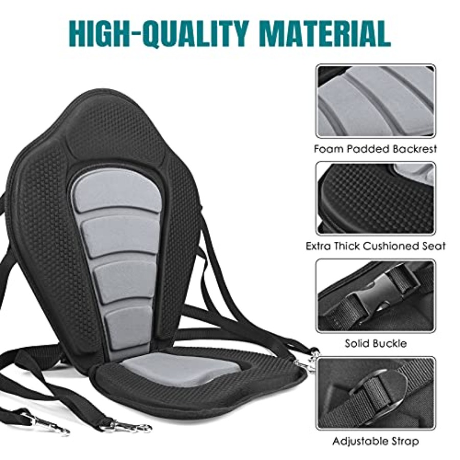 Deluxe Padded Kayak Seat with  - Fishing Kayak Storage Bag ulasan dan harga