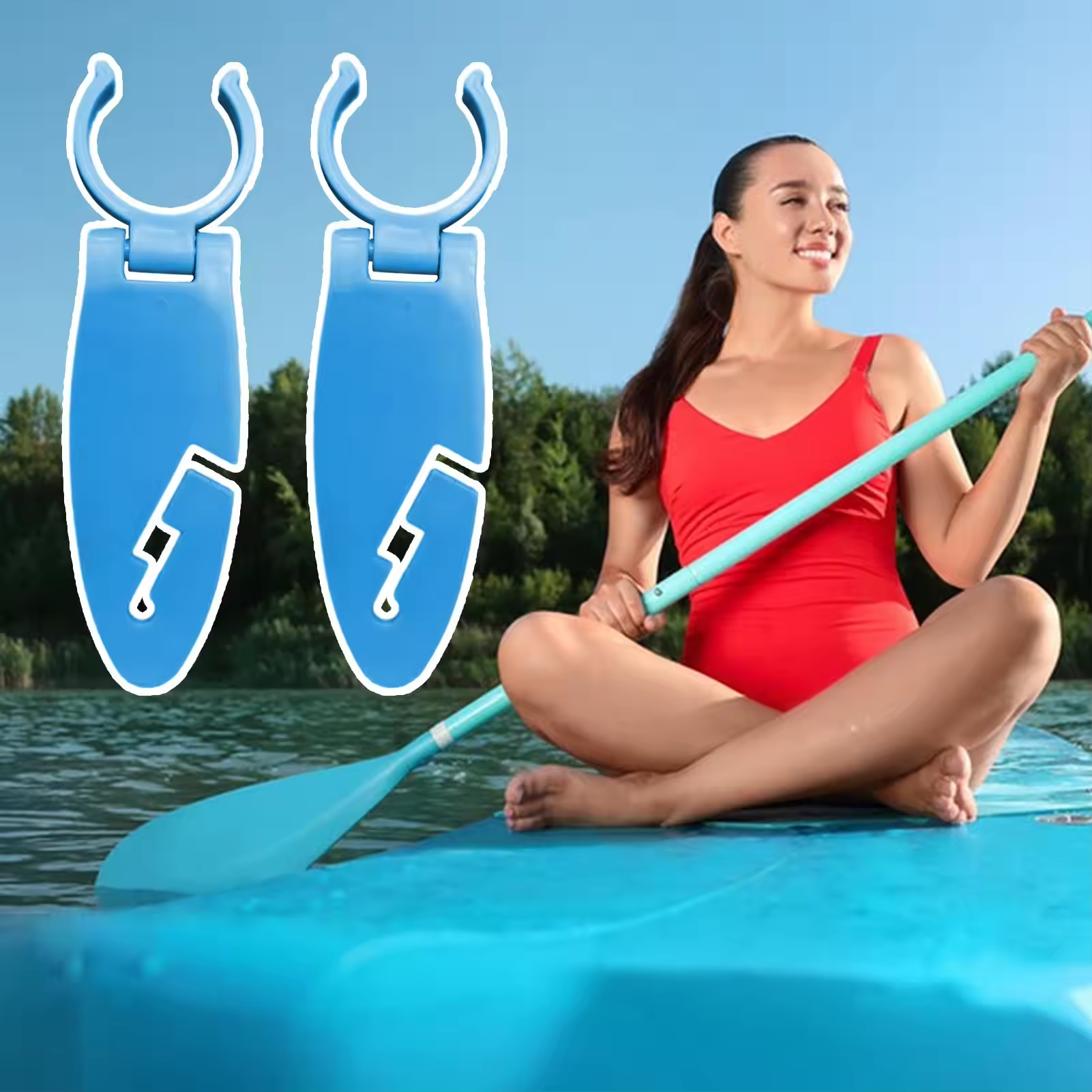 2pcs Stand Up Paddle Board Cli - Fishing Kayak Sit On Top ulasan dan harga
