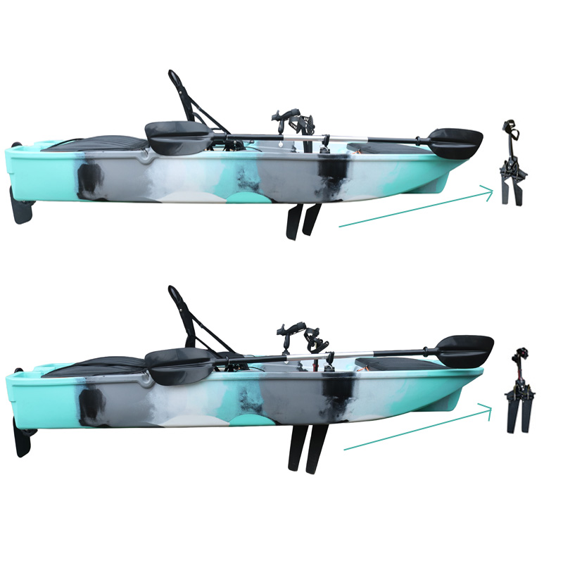 10FT Single Seat LLDPE Sit On  - Fishing Kayak Pedal Drive ulasan dan harga