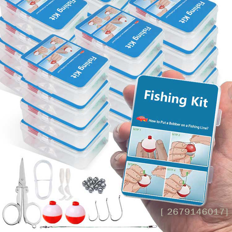 【YY26】24Pcs/Set Emergency Fish - Fishing Kayak Crate ulasan dan harga
